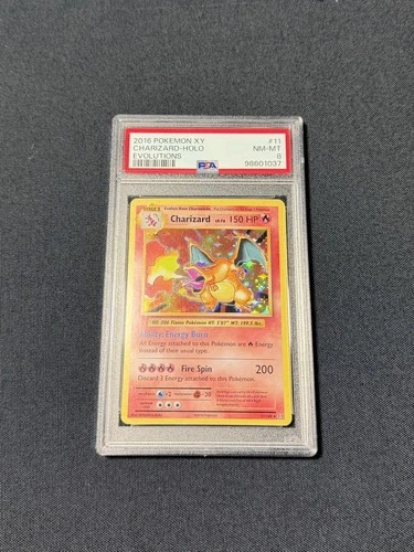 2016 Pokemon XY Charizard Holo - Evolutions 11/108 PSA 8