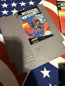 Misi&oacute;n Imposible con Manual NES Nintendo Probado Con Funda