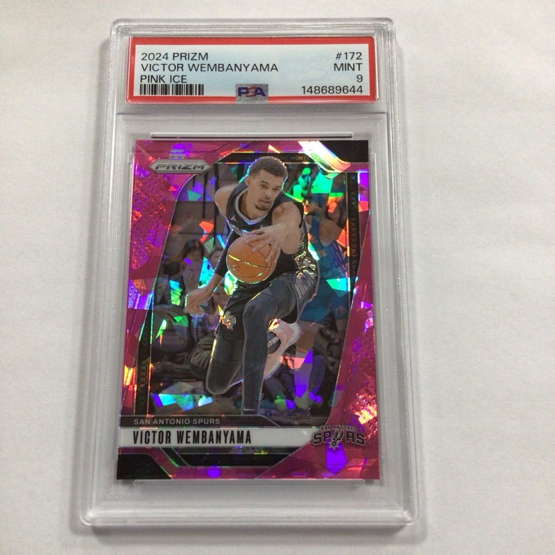 2024-25 Panini Prizm - Victor Wembanyama #172 Pink Ice Prizm