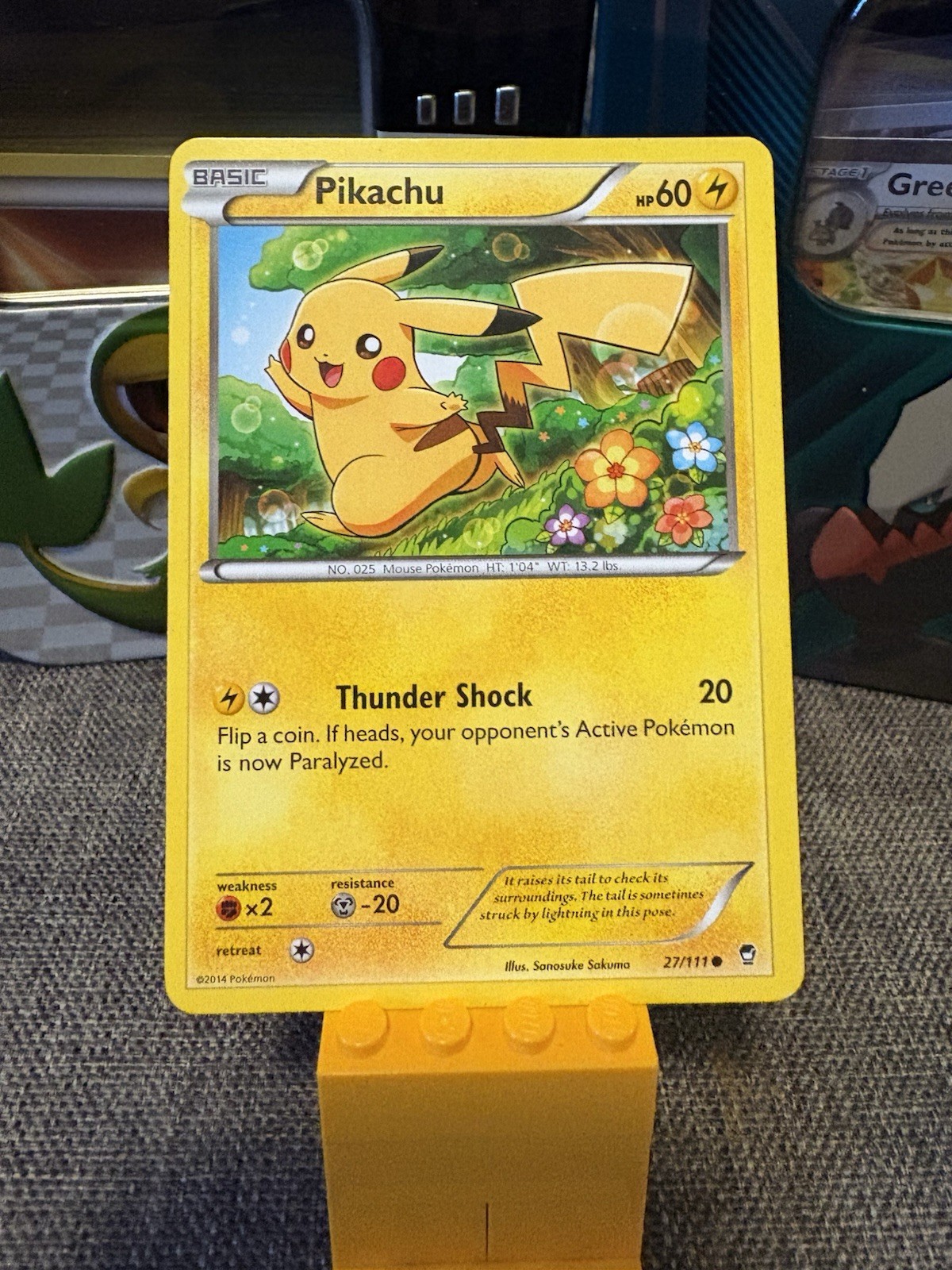 Pikachu 27/111 - XY Furious Fists Common - Pokemon Card