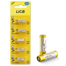 LiCB A27 27A 12V Alkaline Battery 5-Pack