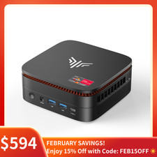 KAMRUI H1 Mini PC AMD Ryzen 7 6800H (up to 4.7GHz) 32GB LPDDR5 +512GB SSD WIFI6