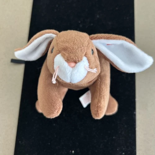 TY Beanie Baby Ears The Rabbit Retired Bunny Brown 1995 NWT Vintage Easter Gift
