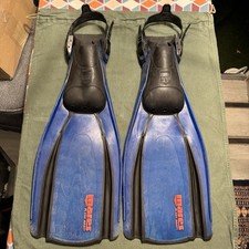 Mares Plana Avanti Blue Scuba or Snorkeling Fins Size Large