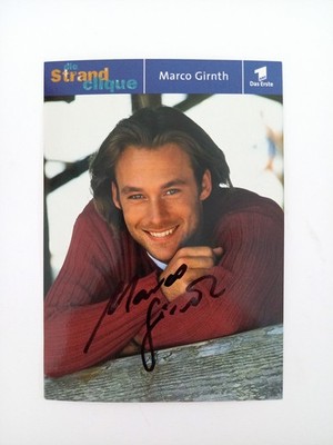 Marco Girnth-the beach clique-original autograph-approx. 15x10cm-autographka