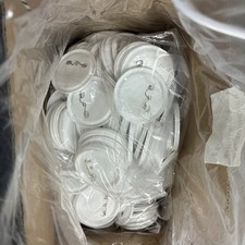 200 Set 2.28 Inch Button Maker Supplies 58mm Approx. 2.25 in Metal Blank Button