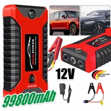 99800MAH AUTO KFZ STARTHILFE JUMP STARTER 12V LADEGERÄT BOOSTER POWERBANK PKW