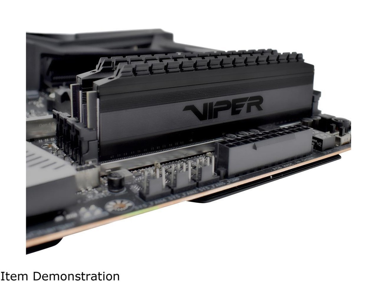 Patriot Viper 4 Blackout Series 64GB (2 x 32GB) DDR4 3600 Patriot Viper 4 Blackout Series 64GB (2 x 32GB) DDR4 3600