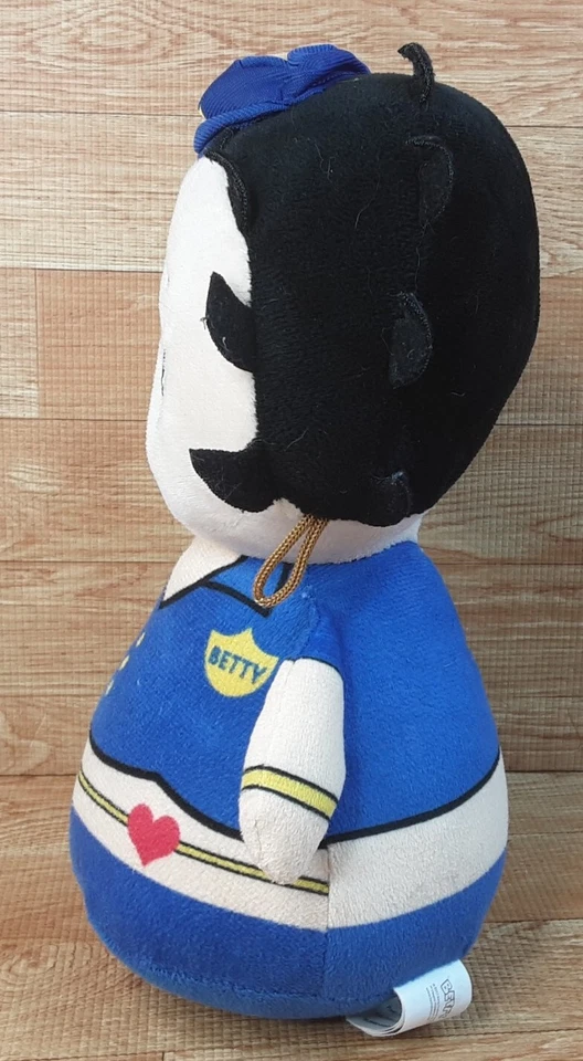 Betty Boop Police 10" Kellytoy 2017 Stuffed Bean Bag Plush Doll - Image 2 of 4