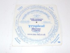 Tropical Marine Centre Tank Capacity Calculator & Filtration Sizing Guidelines