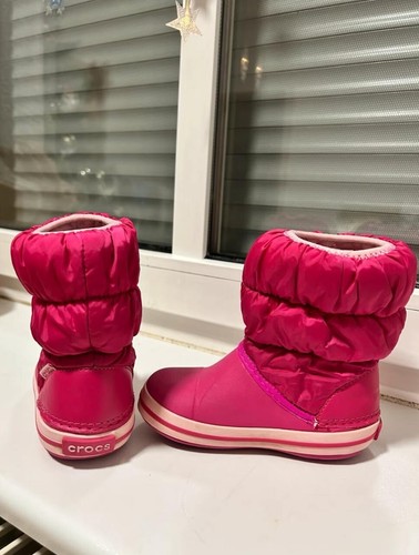 Winter-Kinderschuhe Crocs Boots, Größe C9 (25/26, 15,5 cm). - Bild 4 von 5