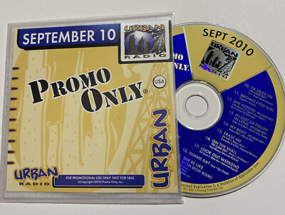 Urban Radio Promo Cd 2010 Rare Kanye West Kid Cudi Chris Brown Tuga Nicki Minaj