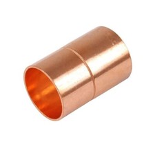 End Feed Straight Coupler Copper Pipe Connector WRAS 8mm 10 15 22 28