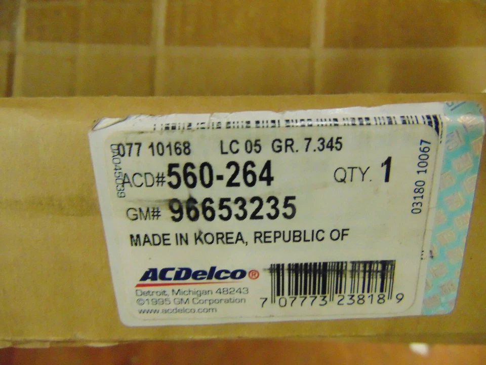 Amortiguador trasero izquierdo o derecho Chevy Aveo5 Aveo Pontiac G3 Wave L4 96653235 Foto 4 de 4