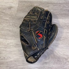 SPALDING 42-087 COMPETITION SERIES DWIGHT GOODEN BASEBALL GLOVE BLACK RHT 12  
