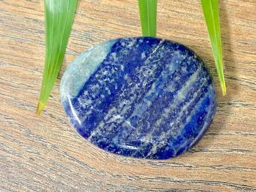 Lapis Palm Stone Soap Lapis Lazuli Smooth Stone Flat Specimen Reiki Chakra - Picture 6 of 12