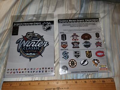 Vegas Golden Knights vs Seattle Kraken 2024 WINTER CLASSIC SEATTLE PATCH New