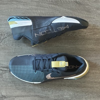 Nike Metcon 8 Armory Navy Gold Mens Shoes DO9328-401 Size 12  display picture 1