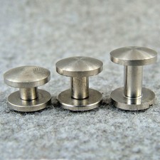 Stainless Steel Chicago Screw Wallet Belt Nail Rivets Belt Stud, 4mm / 6mm / 8mm