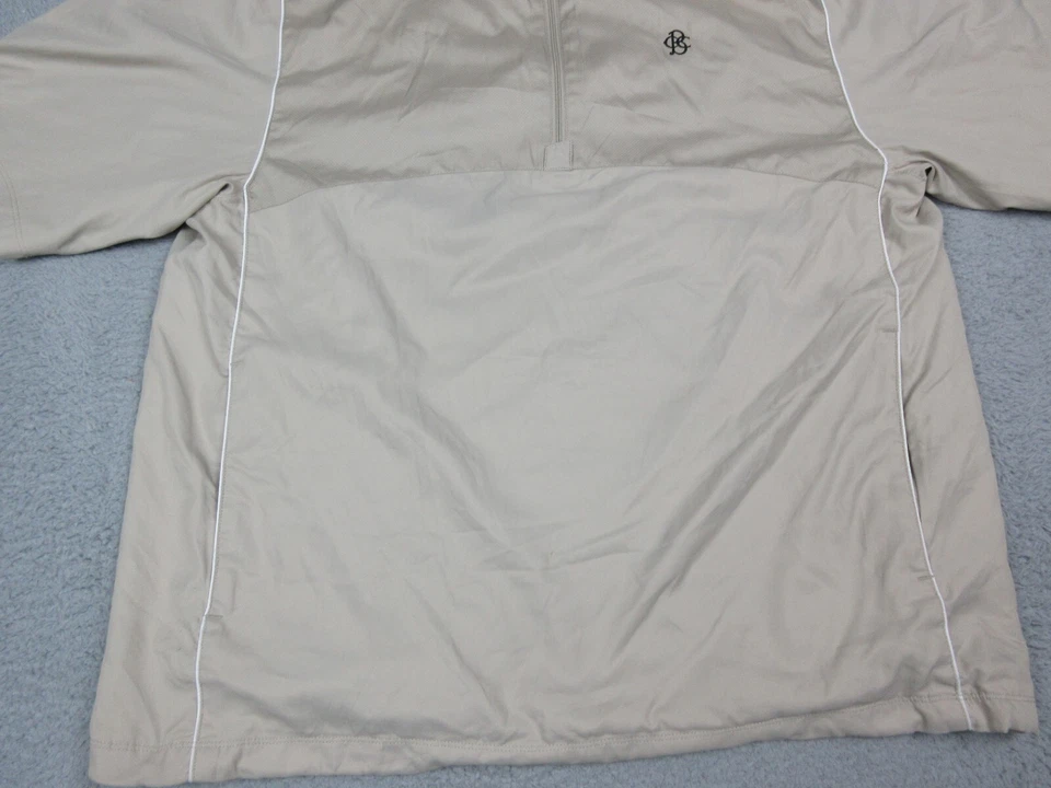 Greg Norman Jacket Mens Medium Gold Golf Windbreaker Lightweight Short Coat - Image 2 of 4