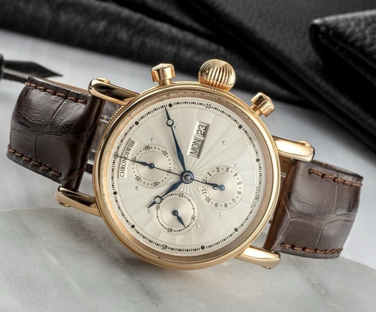 Chronoswiss Sirius Chronograph Day-Date 18K Rose Gold Automatic