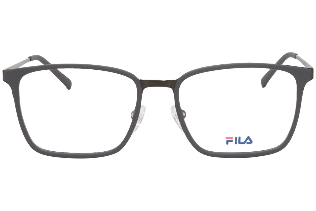 Fila VF9972 627Y Eyeglasses Men s Brown Full Rim Square Optical Frame 53mm
