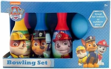 Paw Patrol Bowling Set Toy Gift Set For Kids Indoor Outdoor Fun 6 Pins 1 Ball