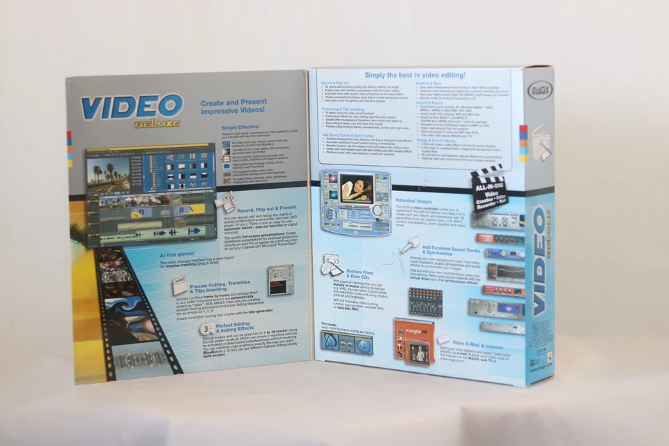 Vintage 2001 Magix Video Deluxe Video Editor / Video Import Tool- SEALED - Image 3 of 4