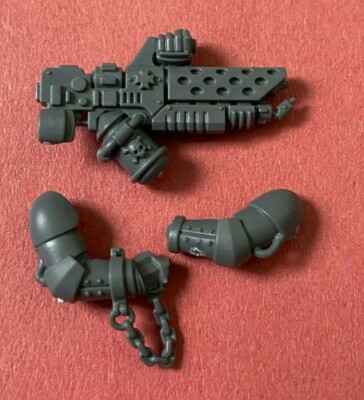 Black Templar Primaris Marine Crusader FLAMER SET - Bits 40K 