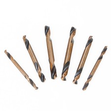 3mm-6mm HSS Twist Drill Bits 135&deg; Double Ended High Speed Steel Metal Drilling