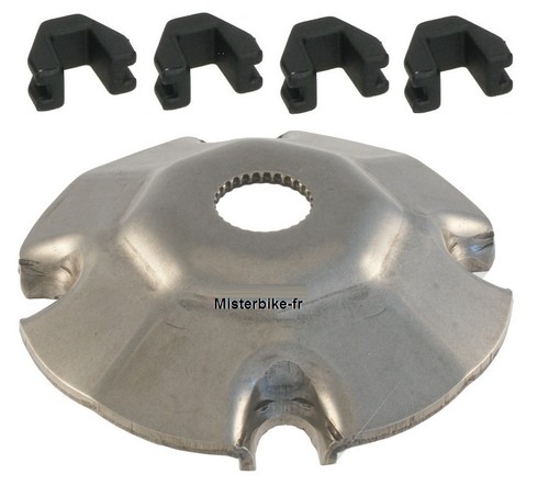 Calotte/guide Galet Pour Variateur Piaggio Skiper Hexagon LX LXT 125 2T - Pièce D'origine - Neuf