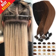 Grade 8A Nano Ring Micro beads Real 100 Remy Human Hair Extensions 24" 1G 200S