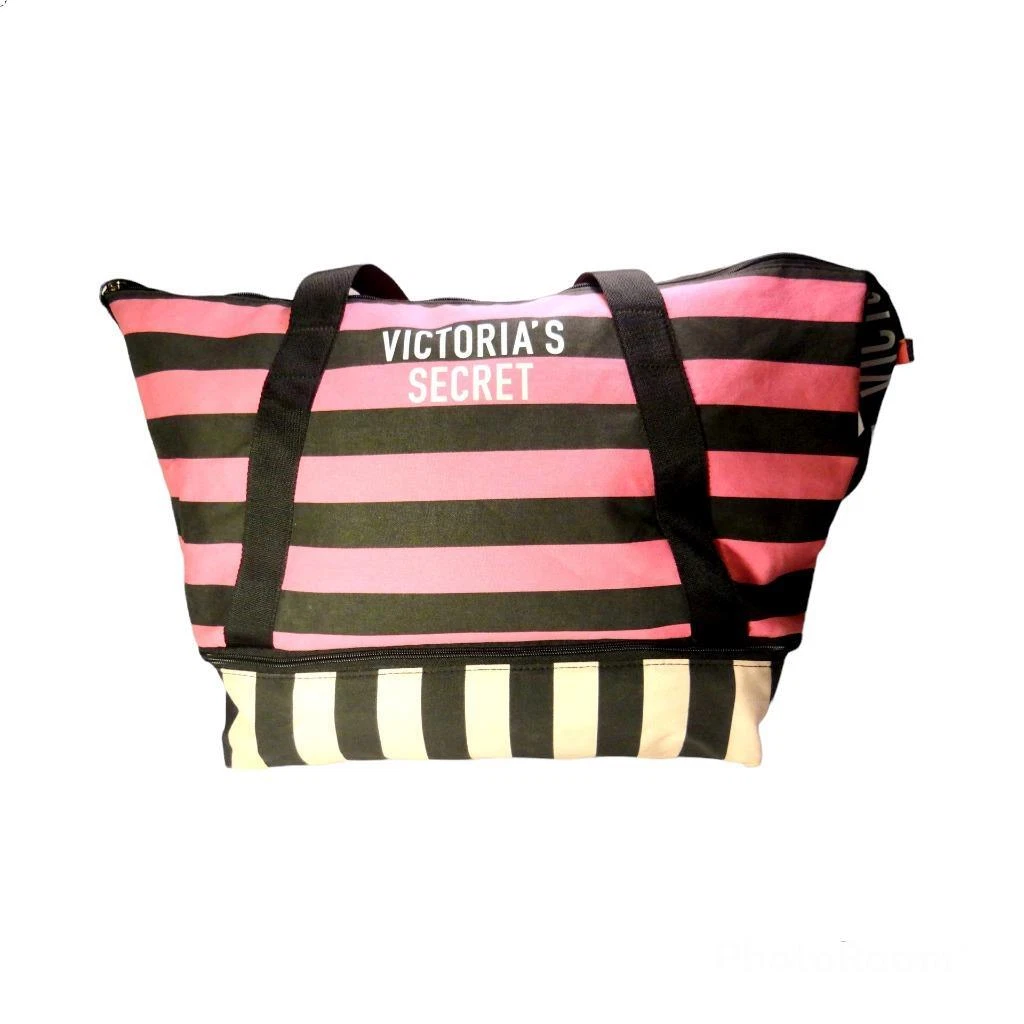 VICTORIA`S SECRET Expandable Weekender Getaway Tote Bag Travel Overnight