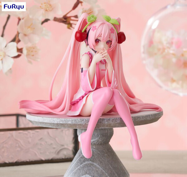 FuRyu Noodle Stopper Figure Sakura Miku 2023 Japan Authentic