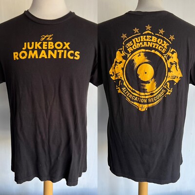 THE JUKEBOX ROMANTICS (2009) Official ''Altercation Records'' Promo T-Shirt Medium