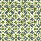 1: 12th Jaune, Vert Et Gris Boussole Étoile Design Tuile Feuille