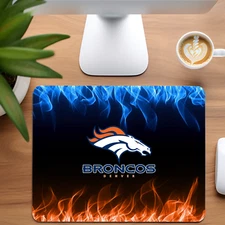 Denver Broncos Custom Non-Slip Neoprene Mouse Pad Home Office