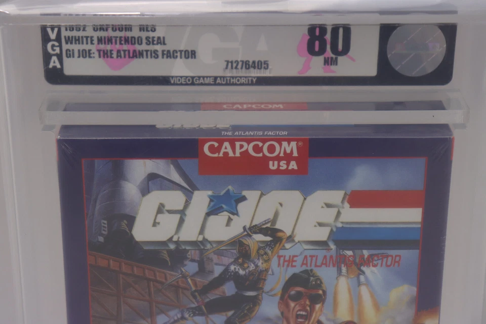 GI Joe: The Atlantis Factor Nintendo NES New Sealed 1992 Capcom VGA Grade 80 NM - Image 2 of 4