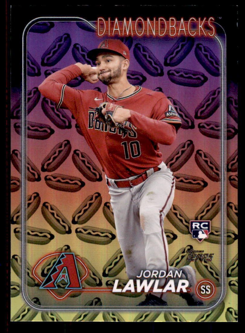 2024 Topps Summer Holiday Hot Dogs #451 Jordan Lawlar Arizona Diamondbacks RC