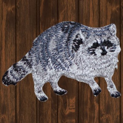 Raccoon Embroidered Patch, 2.5''   Iron On