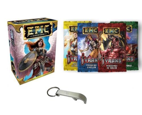 Lot Jeu de Cartes Epic + 4 Boosters: Autorité de Markus + Fourberie (F9e)