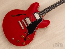 2016 Tokai Es-156 Semi-hollow 335-style Electric Guitar Cherry W/ Pafs, Case