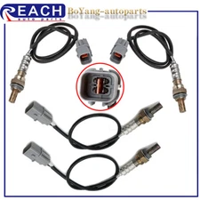 4pcs Oxygen O2 Sensor Upstream+Downstream for 2003-2006 Hyundai Santa Fe 2.7L V6