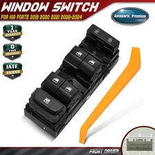 Front Left Side Power Window Switch for Kia Forte 2019 2020 2021 2022 2023 2024