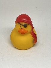 Pirate Eye Patch Rubber Duck 2 Ducky Red Bandana Bath Pool Jeep Toy