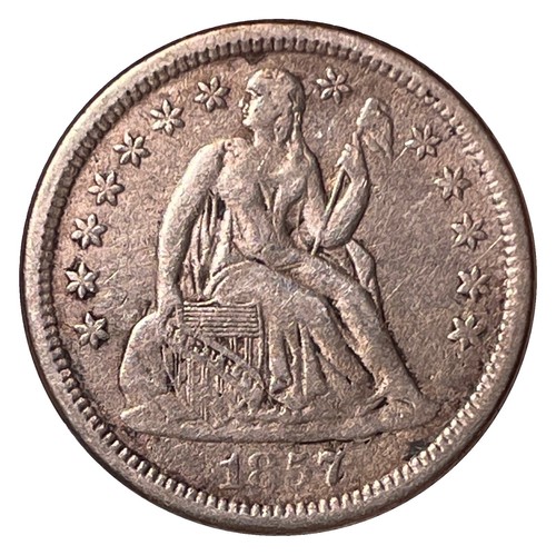 1857 P Seated Liberty Dime Z4621 | eBay