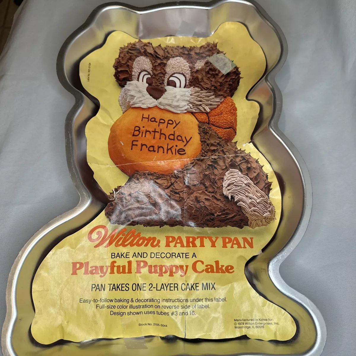 Wilton puppy cheap cake pan
