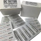 DCTattoo - 50 Disposable Hybrid Sterile Tattoo Tips ALL SIZES * Read Description