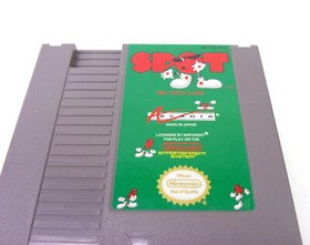Spot: The Video Game! w/ Sleeve CLEANED TESTED AUTHENTIC NES Nintendo Game Cart