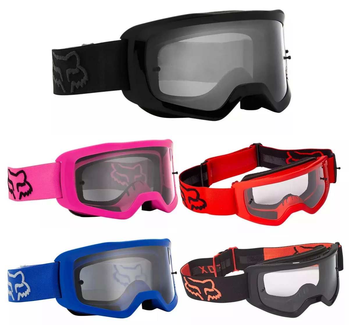 New 2022 Fox Racing Youth Main Stray MX Off road ATV Dirt Bike Goggles